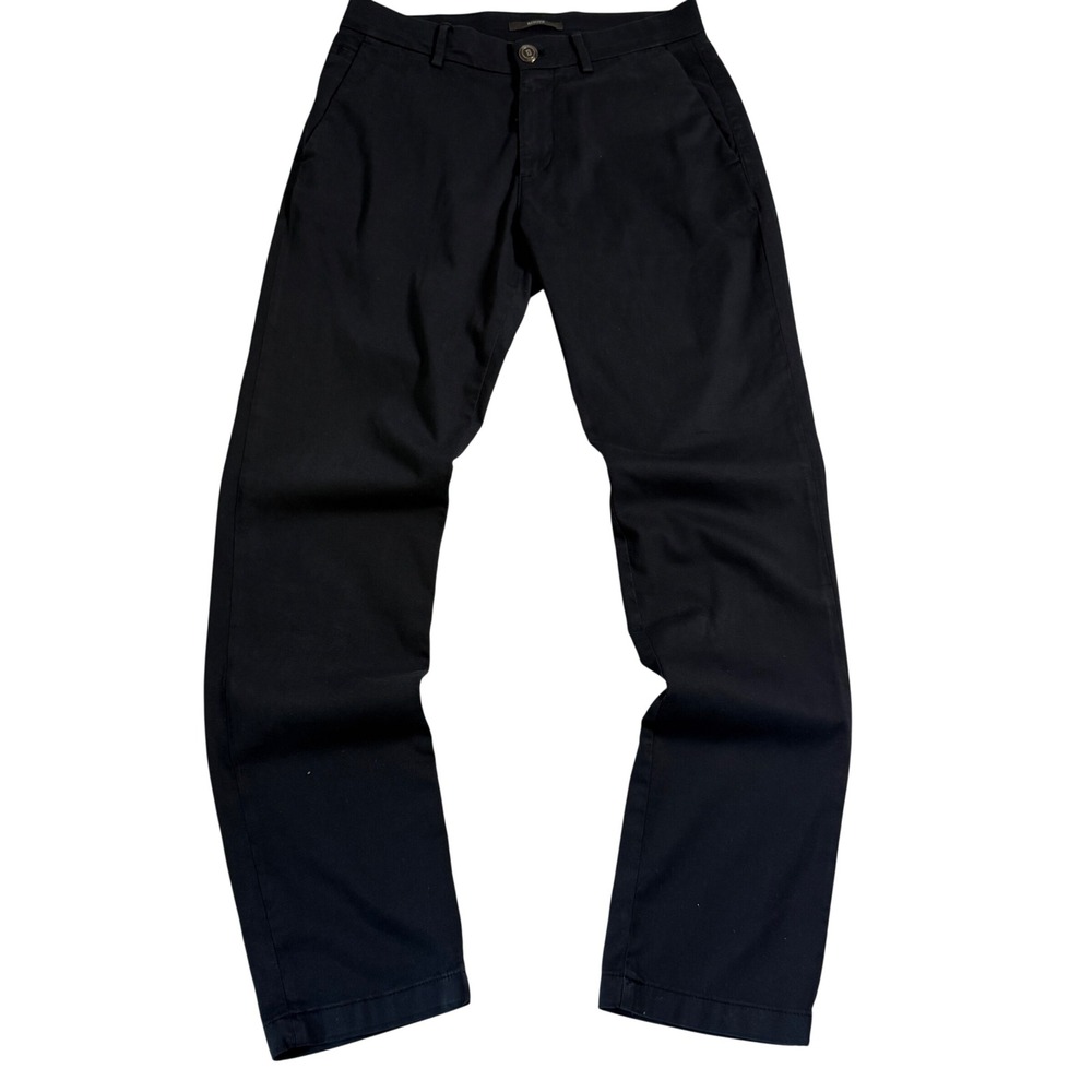 Boggi Milano Marcello Pants Mens 31 Black Slim Stretch Cotton Tencel Chinos $228